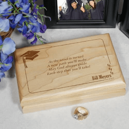 As the Tassel is Turned Graduation Valet Box