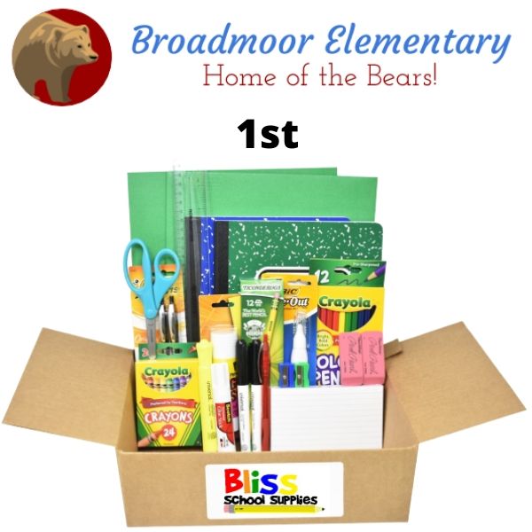 Broadmoor Elementary - First Grade Supply Kits