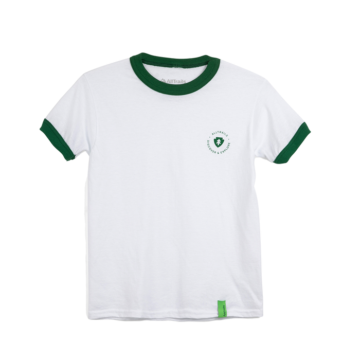 Camp AllTrails Kids Tee - White Kids Touchstone