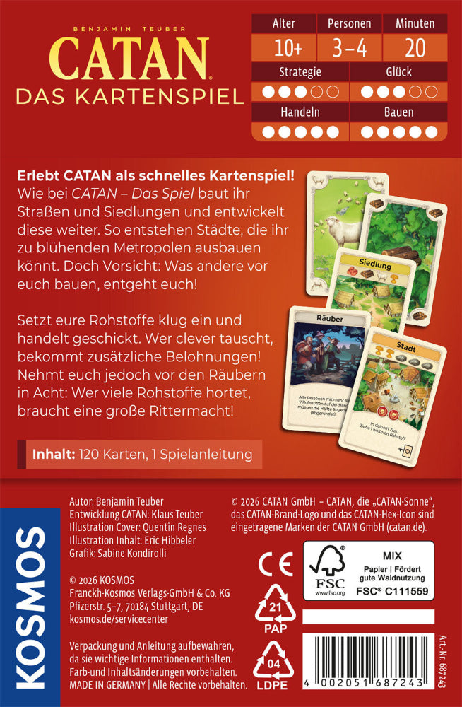 Catan Das Kartenspiel - Catan-Feeling in 20 Minuten
