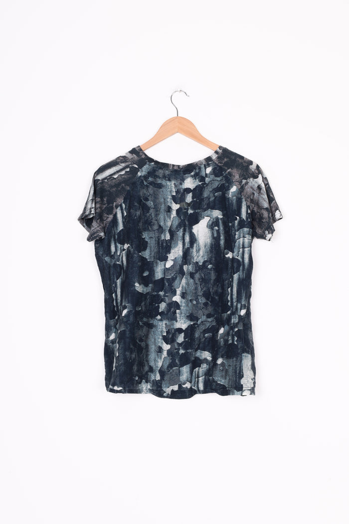 claud maus Womens Blue Top Size 6