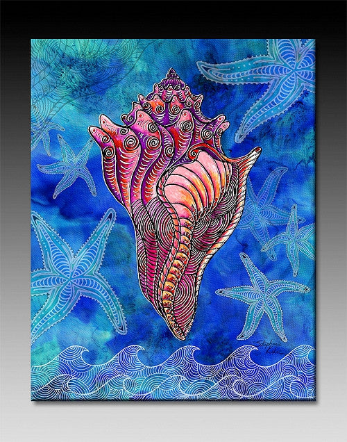 Conch Shell Ceramic Tile
