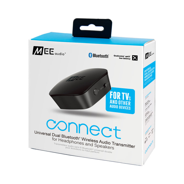 Image of Connect Bluetooth Audio Transmitter for TV retail packaging.