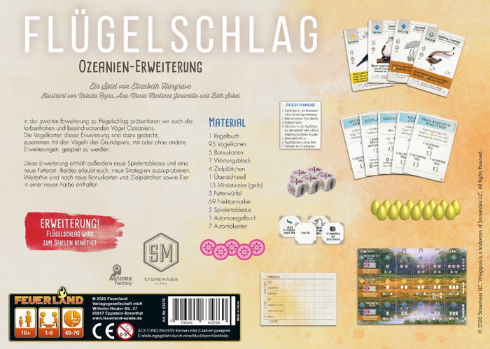 Flügelschlag - Die Ozeanien-Erweiterung