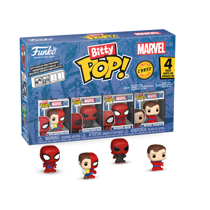 Funko Bitty POP!: Marvel - Spider-Man 4 Pack vinyl Figure