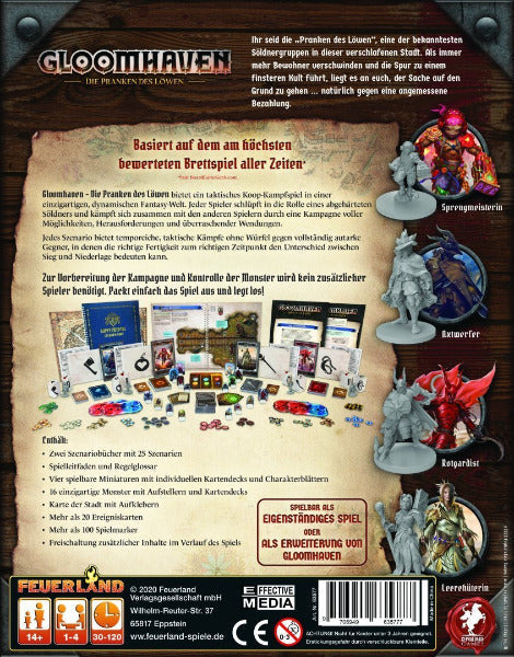 Gloomhaven: Die Pranken des Löwen - Für Abenteurer ab 14 Jahren