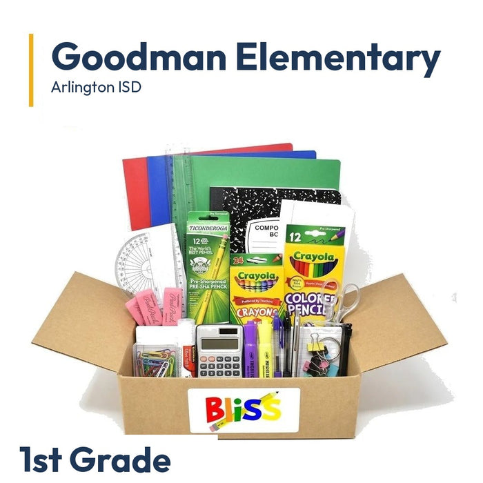 Goodman Elementary 1st Grade School Supply Kit
