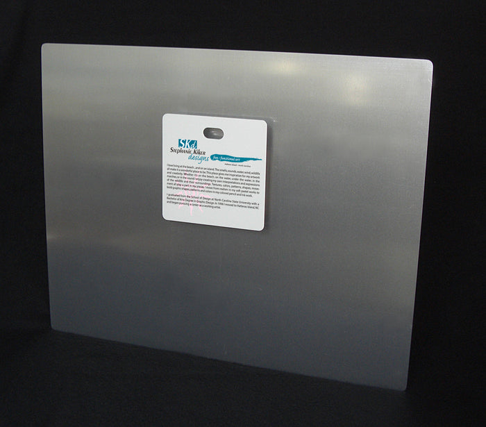 Green Wave Aluminum Wall Art