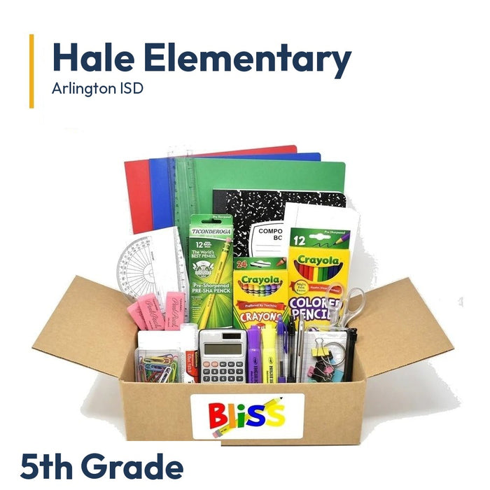 Hale Elementary 5th Grade School Supply Kit