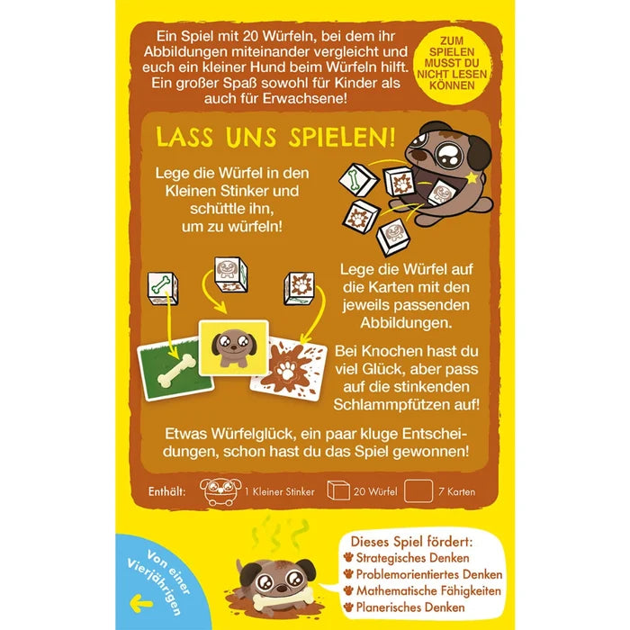 Kleiner Stinker - Erstes Würfelspiel für Kindergarten-Kids