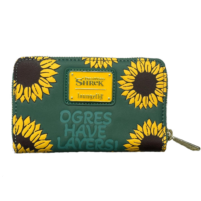 Loungefly Dreamworks: Shrek - Shrek With Donkey "Ogres Have Layers! Zip Around Wallet