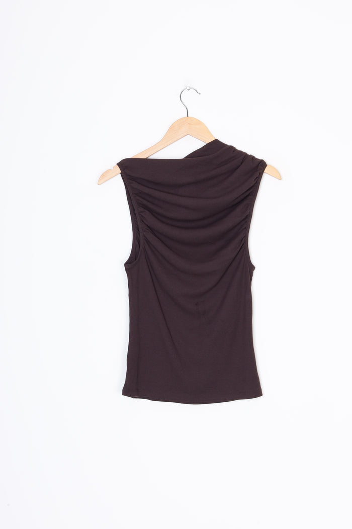 Marle Womens Brown Top Size L