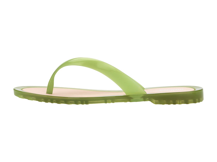 Melissa Duo AD Green Flip Flops for Women – Trendy and comfortable flip-flops with a sleek design, perfect for casual wear and summer outings.