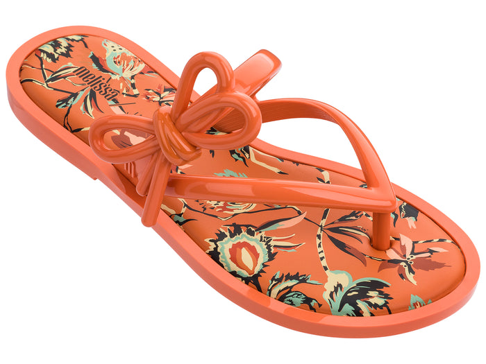Melissa Jason Wu orange strap flip flops for women – stylish and lightweight summer footwear