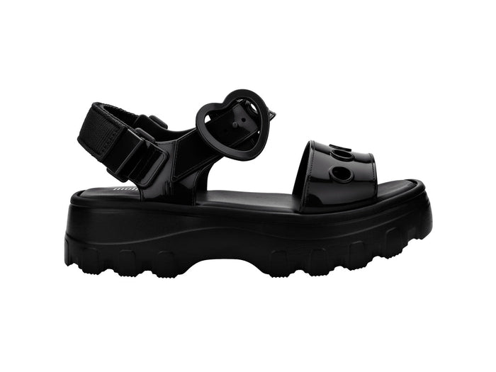 Melissa Kick Off Hot AD Black Platform Sandals for Women - Stylish and Comfortable Elevated Footwear