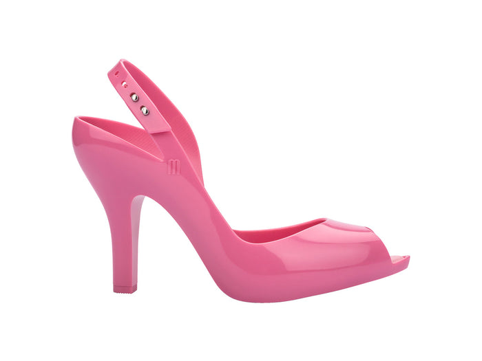 Melissa Lady Dragon II AD Stiletto Heels Pink Sandal For Women