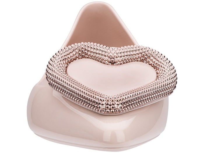 Melissa Pointy Heart Ad Pink