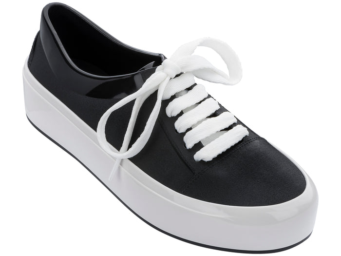 Melissa Street AD Extended Sizing Black Sneaker – Stylish and Comfortable Women's Sneakers for Everyday Wear.
