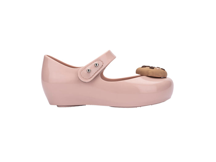 Mini Melissa Ultragirl Candy Baby Pink Ballerinas For Babies