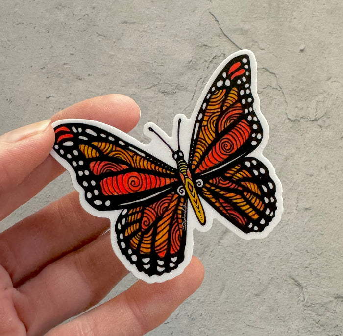 Monarch Butterfly Sticker