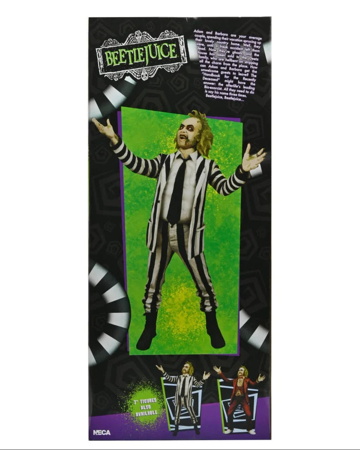Neca Beetlejuice 1988 - Striped Suit Beetlejuice 1/4 Scale Figure
