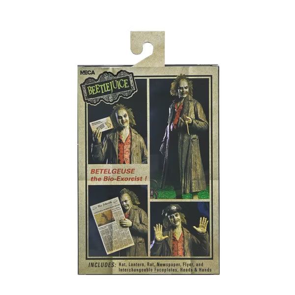 Neca Beetlejuice 1988 - Ultimate Beetlejuice The Bio-Exorcist' Tour Guide 7″ Scale Action Figure