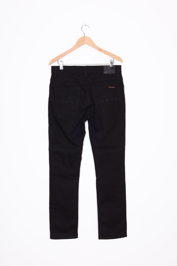 Nudie Jeans co Mens Black Jeans Size 34