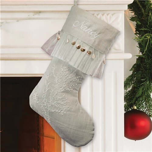 Personalized Beach Inspired Christmas Stocking