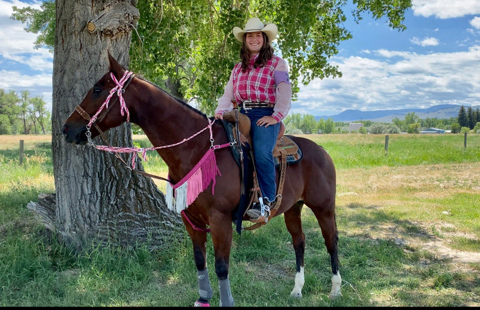 Purple ombré Tack set …. All sizes