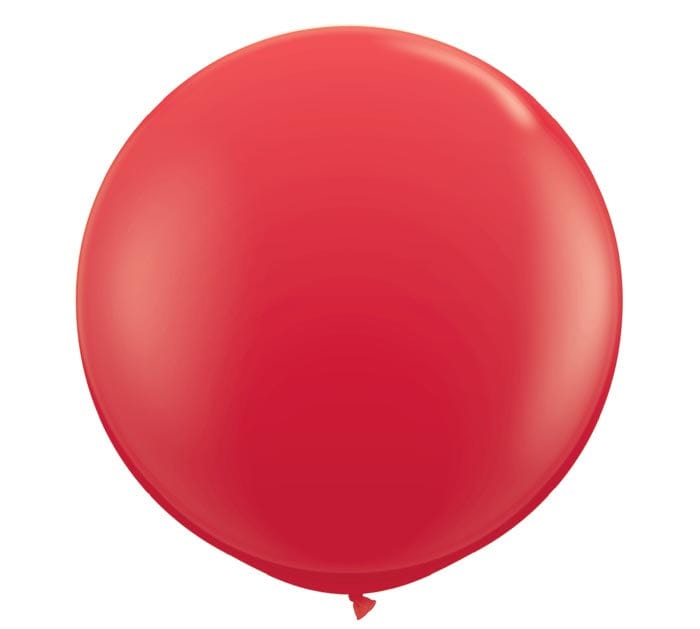 burton+burton Balloons Red 3' Latex Balloon