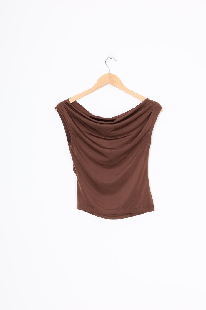 Saba Womens Brown Top Size XS