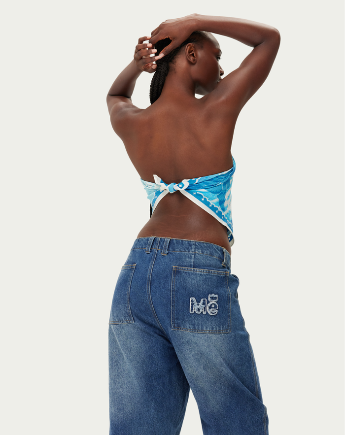 Sara Indigo Headkerchief