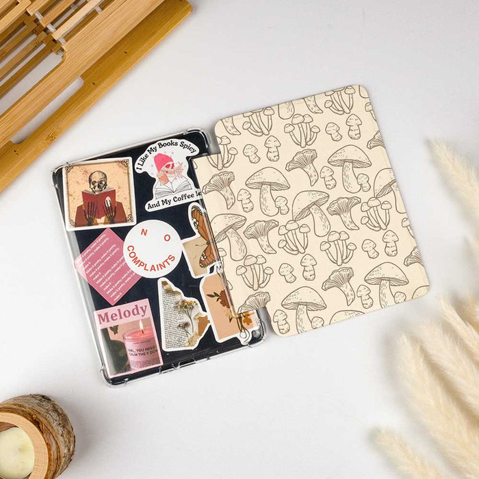 Sketch Shroom | Kindle Case - Khaki - IMCASE