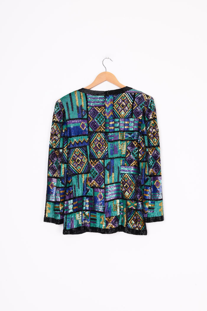 Skylark Womens Multi Top Size M