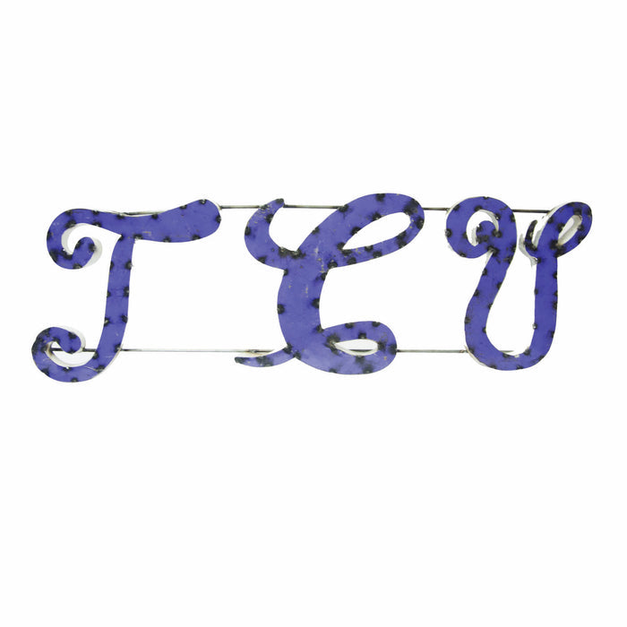 TCU Recycled Metal Wall Decor