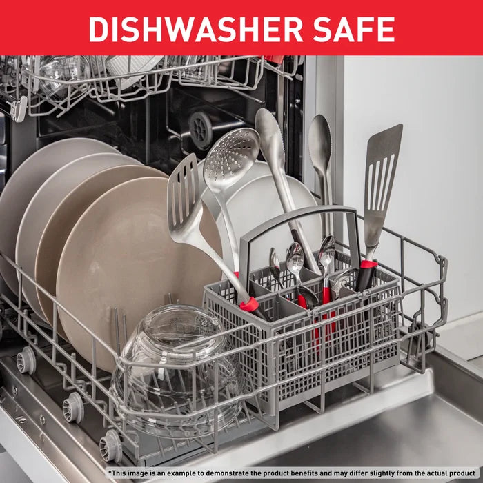 Tefal Ingenio Stainless Steel Slotted Turner K1180314 Dishwasher Safe