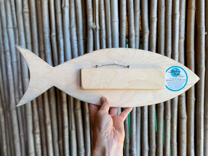 Trigger Fish Wood Wall Art