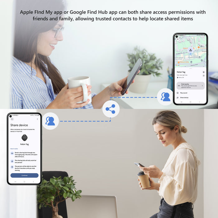 VOCOlinc Dual-System Bluetooth Finder-VT2201-TD 1 pack (iOS&Android)