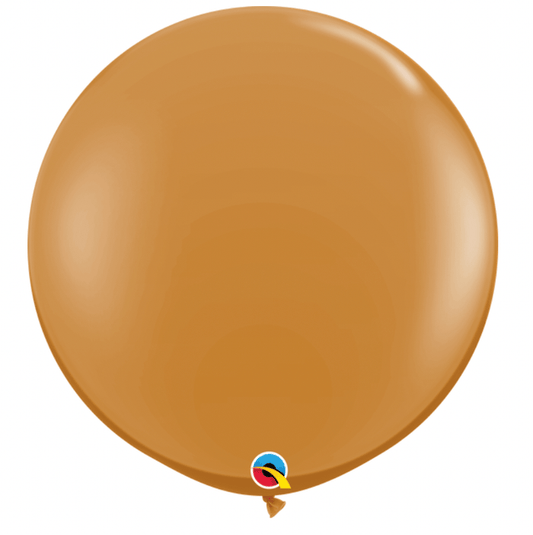 burton+burton Balloons 3' Mocha Brown Jumbo Balloon