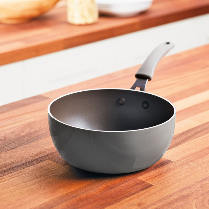 3-Quart Nonstick Saucier Pan | Gray