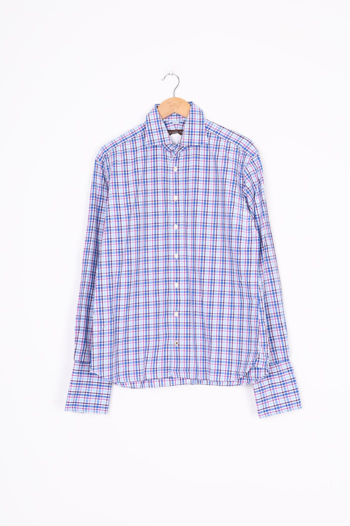 3 Wise Men Mens Blue Shirt Size 41