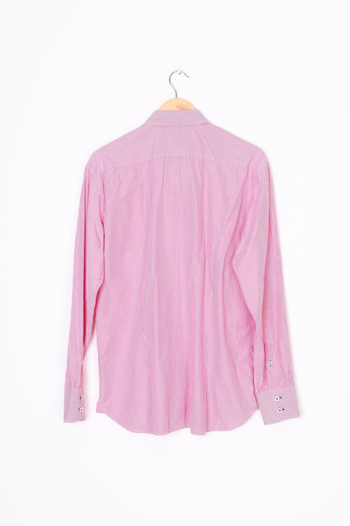 3 Wise Men Mens Pink Shirt Size 42