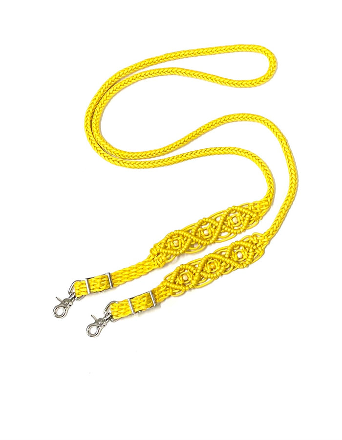 8' Fancy  braided loop reins - Tiffanys Braided Tack LLC