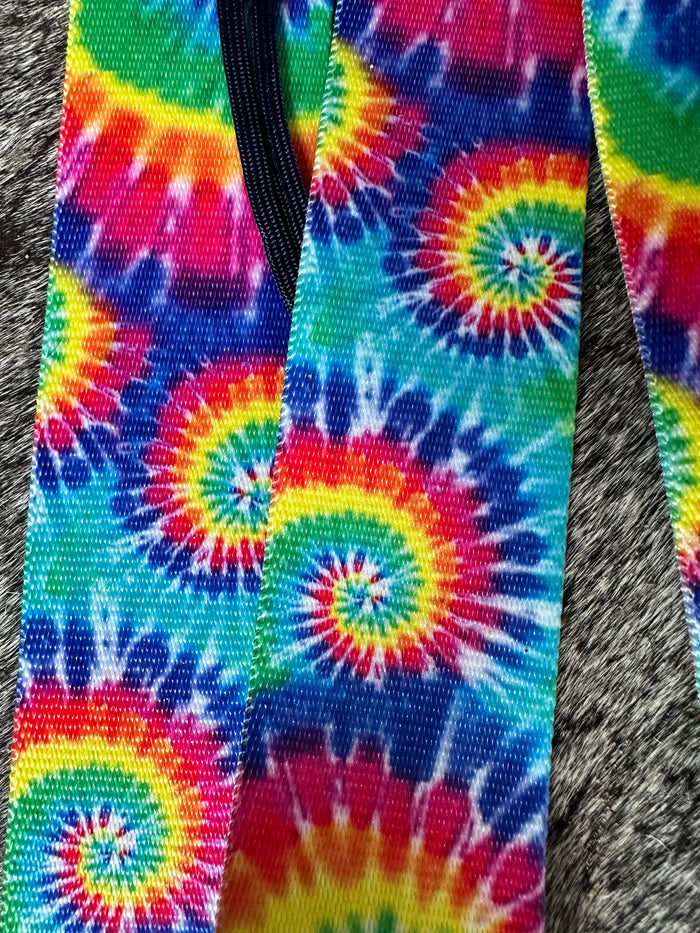 Cinch Strap Set Tie dye. - Tiffanys Braided Tack LLC