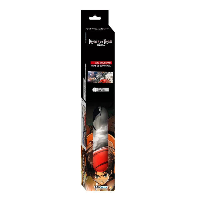 Abysse America Attack on Titan -  Eren vs Colossal Titan XXL Desktop Mousepad