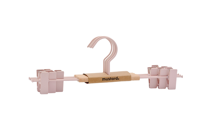 Adult Clip Hangers in Blush