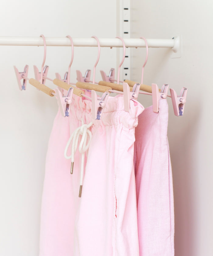 Adult Clip Hangers in Blush