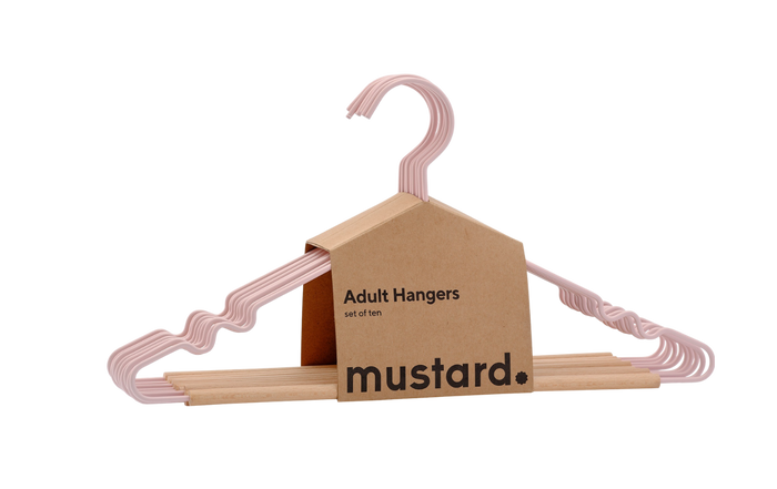 Adult Top Hangers in Blush
