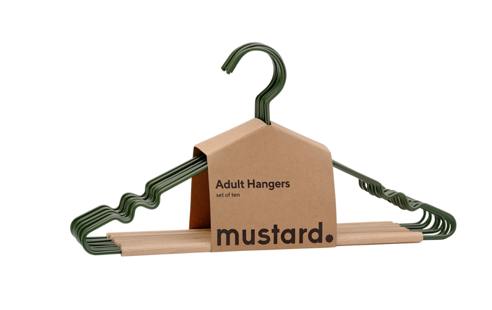 Adult Top Hangers in Olive