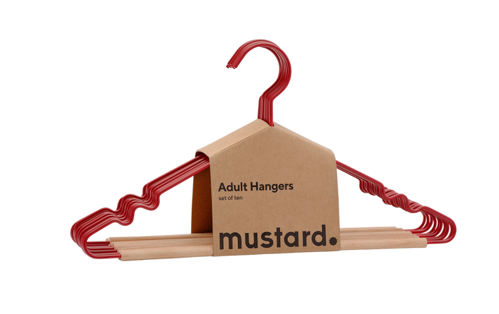 Adult Top Hangers in Poppy
